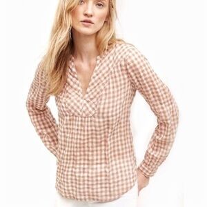 Holding horses Gingham Checkered Blouse